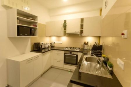 Kitchen - Iconic Galaxy - 03 Bedroom Furnished Apartment for Rent in Rajagiriya (A6326)