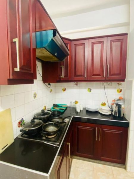 Kitchen - Wellawatta 2-Bedroom Furnished Apartment for Short-Term Rental. (CSH201)