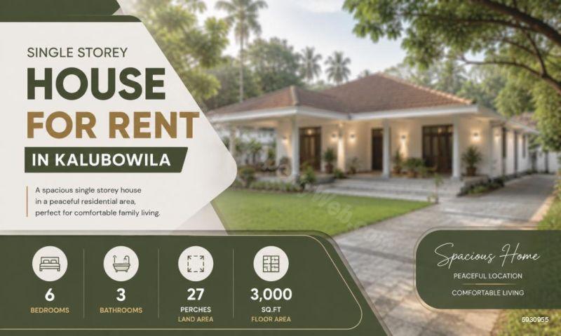 Exterior - House for rent in Kalubowila