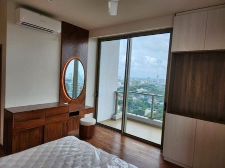 Bedroom - Fully Furnished Modern Apartment for Rent in Colombo 7