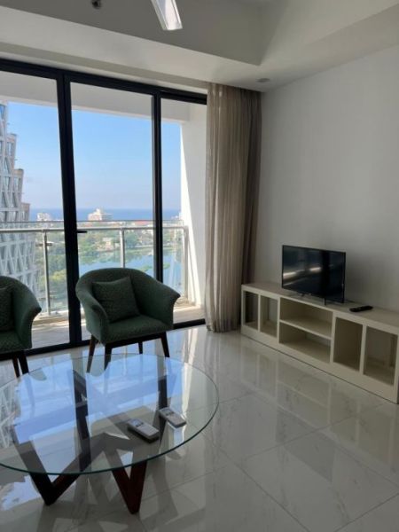 Living Room - Furnished 2BR Apartment for Rent at Capitol TwinPeaks – Colombo 02