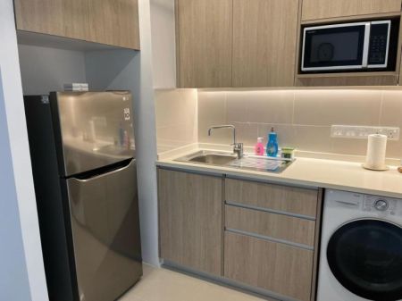 Kitchen - 🏙️ USD 2,100/Month – Fully Furnished 2BR + Study Apartment for Rent at Trizen Residencies, Colombo 02 🏙️
