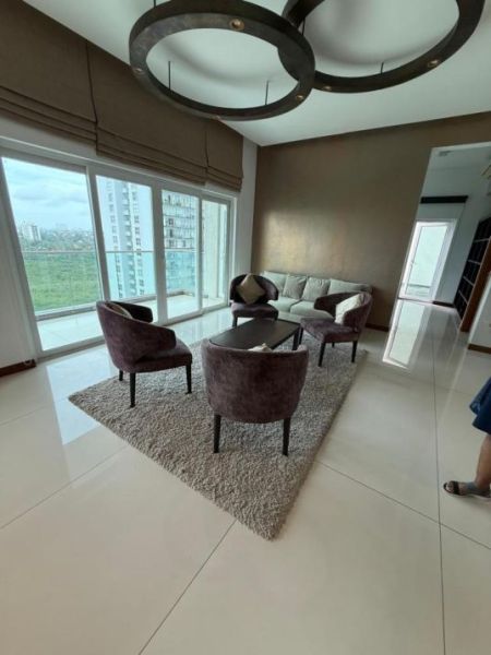 Living Room - Fairway Sky Garden 04 Bedroom Penthouse furnished Apartment for sale in Rajagiriya