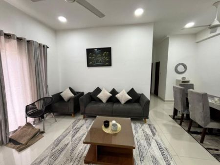 Living Room - 🏢 Fully Furnished Apartment For Rent – Ru Residencies, Kotte - PDA184