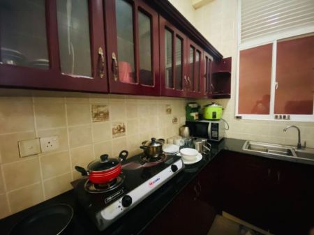 Kitchen - Short-Term 3-Bedroom Furnished Apartment in Kalubowila. (Property Code: CSTR201)