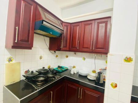 Kitchen - Wellawatta 2-Bedroom Fully Furnished Apartment for Short-Term Rental. (Property Code: CSH201)
