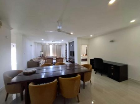 Dining room - Victoria Park Mansion - 03 Bedroom Furnished Apartment for Rent in Colombo 07 (A6433)-RENTED