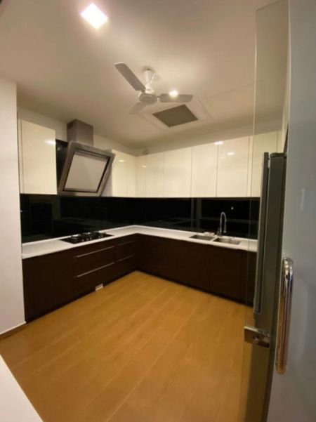 Kitchen - 7th Sense - 03 Bedroom Unfurnished Apartment for Rent in Colombo 07 (A5878)