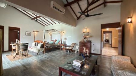 Living Room - Luxury Lakefront Villa for Sale/Exchange in Bandaragama (HSG104)