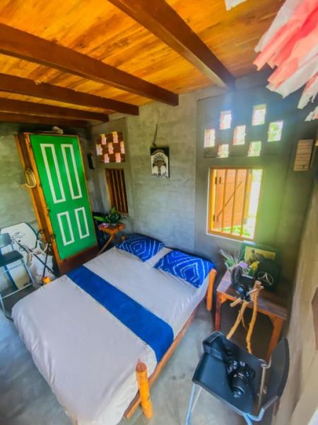 Bedroom - 🌿 Spring Valley Chalets & Adventure Treehouse with Stunning Paddy Fields, mountain & River Views 