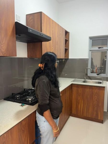 Kitchen - 3 Bedroom Apartment for Rent - Piliyandala, Kahathuduwa | LKR 155,000 Per Month (EM947)