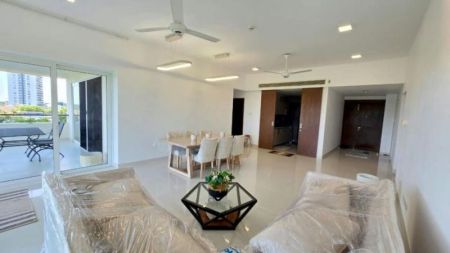 Living Room - Clearpoint - 03 Bedroom Semi Furnished Apartment for Rent in Rajagiriya  (A6321)-RENTED