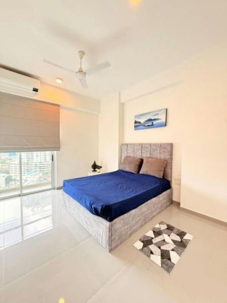 Bedroom - Iconic Galaxy - 02 Bedroom Semi Furnished Apartment for Rent in Rajagiriya (A2325)-RENTED