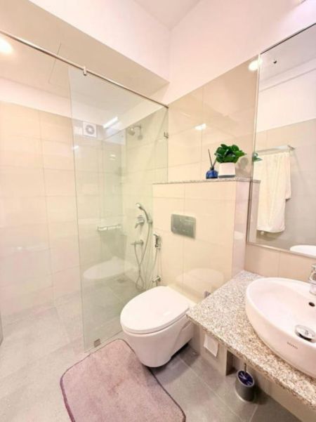 Bathroom - Iconic Galaxy - 02 Bedroom Semi Furnished Apartment for Rent in Rajagiriya (A2325)-RENTED