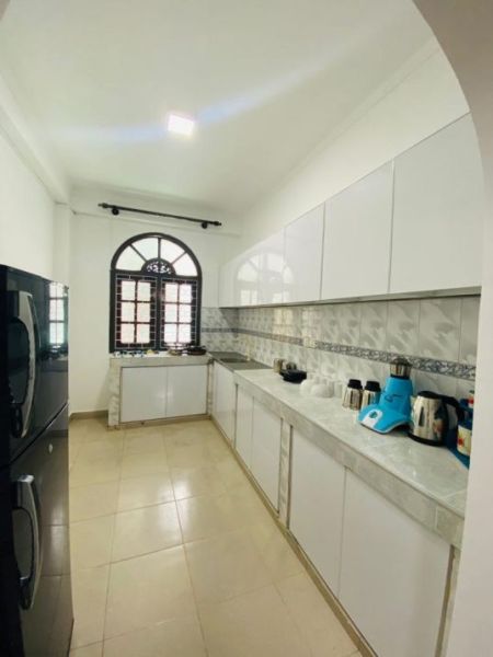 Kitchen - Fully Furnished 3BHK Apartment for Long-Term Rental in Colombo 06. (Property Code: CSPL302)