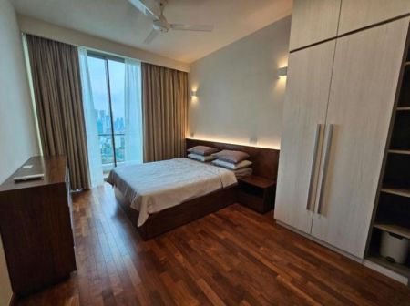 Bedroom - The Grand - 03 Bedroom Furnished Apartment for Rent in Colombo 07 (A2880)-RENTED