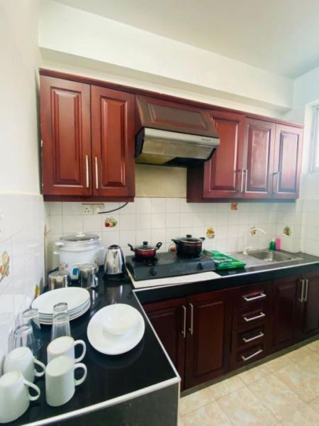 Kitchen - Wellawatta 2-Bedroom Furnished Apartment for Short-Term Stay. (Property Code: CSH202)