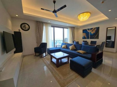 Living Room - 606 The Address - 03 Bedroom Furnished Apartment for Sale in Colombo 03 (A5227)