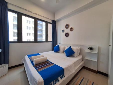 Bedroom - Trizen 2 bedrooms furnished apartment at Colombo 2 rent 