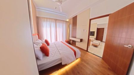 Bedroom - Luxury 2 Bedroom Apartment for Sale at The Residencies Kotte / LKR 61,000,000 (Negotiable) (EM230RN)