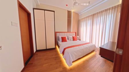 Bedroom - Luxury 2 Bedroom Apartment for Sale at The Residencies Kotte / LKR 61,000,000 (Negotiable) (EM230RN)