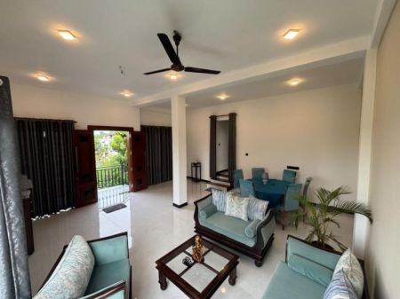 Living Room - Brand-New 3 Bedroom Luxury House for Rent at Point View Residencies, Rajagiriya / LKR 400,000 (EM028MI)