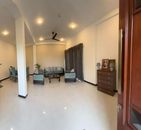Living Room - Brand-New 3 Bedroom Luxury House for Rent at Point View Residencies, Rajagiriya / LKR 400,000 (EM028MI)