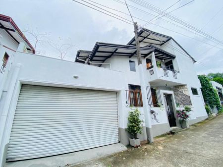 Exterior -  Modern 2-Story House for Rent in Thalawathugoda 