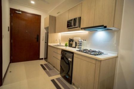 Kitchen - Tri-Zen - 01 Bedroom Furnished Apartment for Rent in Colombo 02 (A6451)