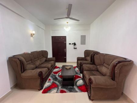 Living Room - 4 bedroom Fully furnished Apartment For Rent in Colombo -06. Suitable for foreigners .