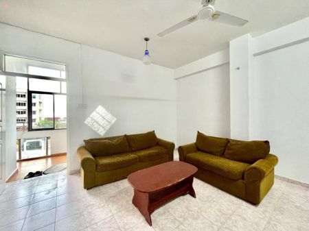 Living Room - Wellawatta Fully Furnished 2-Bedroom Apartment for Short-Term Rent. (Property Code: CSH301)