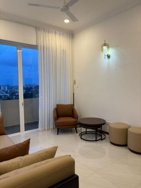 Living Room - Luxury 3 Bedroom Brand New Fully Furnished Apartment for Rent in Trillium Havelock Residencies, Colombo 05 (EM023AM)