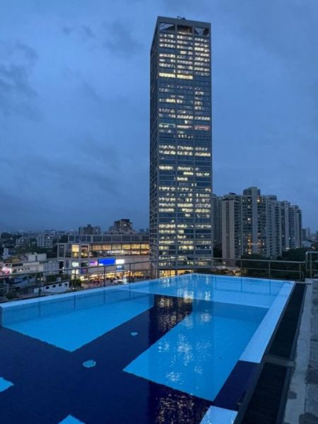 Pool - Luxury 3 Bedroom Brand New Fully Furnished Apartment for Rent in Trillium Havelock Residencies, Colombo 05 (EM023AM)