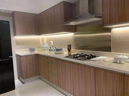 Kitchen - 🌿Rs. 475,000/Month (Negotiable) – Fully Furnished 3BR Apartment for Rent at Havelock City - Colombo 05🌿