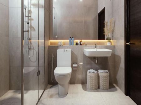 Bathroom - Luxury Sea View Apartments for Sale at Marina Square, Colombo.