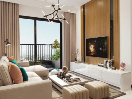 Living Room - Luxury Sea View Apartments for Sale at Marina Square, Colombo.