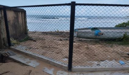 Beachfront land