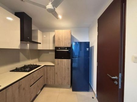 Kitchen - Rs. Rs. 400,000/Month – Fully Furnished 2BR Apartment for Rent at 447 Luna Towers, Colombo 02 🏙️