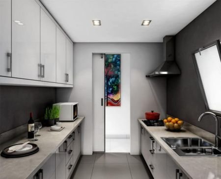 Kitchen - Marina Square Unfurnished Apartment for Sale - A43957