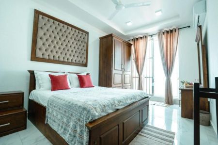 Bedroom - Blue Star/Fully Furnished/sea view/3beds/Apartment for rent in Dehiwala 