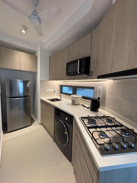Kitchen - Trizen/2 Bedroom/Furnished/Apartment for rent in Colombo 2