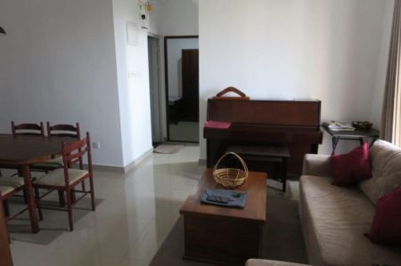 Living Room - Oval view/Furnished/3 beds/Apartment for rent in Colombo 8