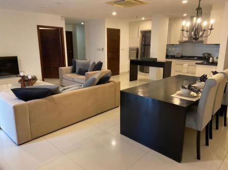 Living Room - 3-Bedroom Furnished Apartment for Sale | Platinum One Suites