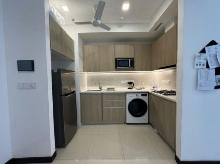 Kitchen -  Tri-Zen - 02 Bedroom Furnished Apartment for Rent in Colombo 02 (A4635)