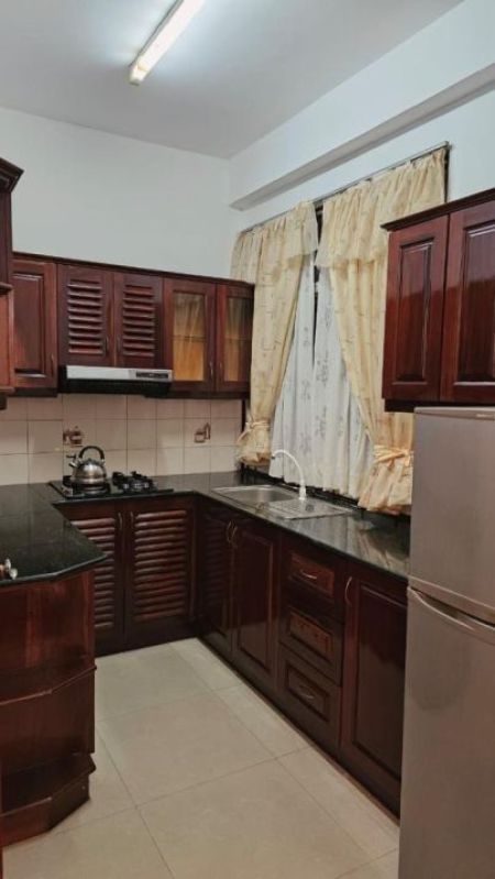 Kitchen - 03 Bedroom Fully furnished apartment for rent at Pamankada Colombo 06 (ARS143) 