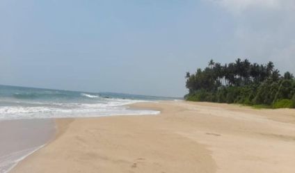 Beachfront land