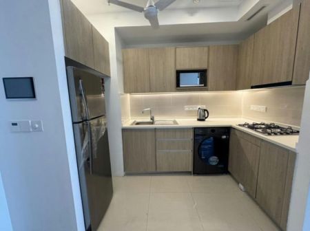 Kitchen -  Tri-Zen - 02 Bedroom Furnished Apartment for Rent in Colombo 02 (A4352)