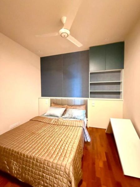 Bedroom - 3 Bedroom Luxury Apartment for Rent - Colombo 7, The Grand Residencies | LKR 700,000 Per Month (EM964)