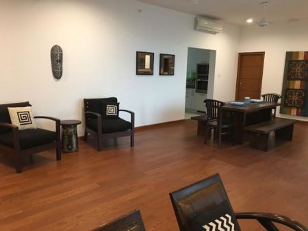 Living Room - 4-Bedroom Furnished Apartment for Sale | The Elements, Rajagiriya
