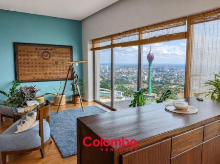 Living Room - ALTAIR – 3 Room 61st Floor Type H Spacious Modern Luxury Fully Furnished Apartment for SALE –  Col.2 (AS346)